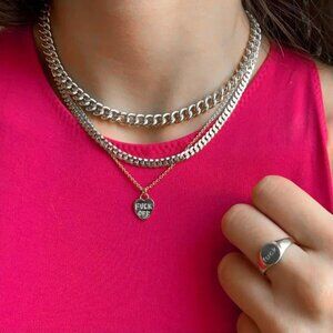 New EVRY Jewels 2-Piece Don't Bother Me Necklace and